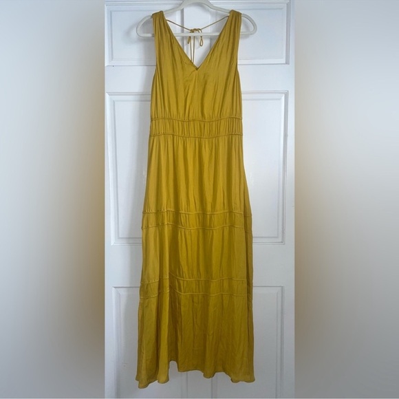 Dolan Mustard Yellow Maxi Dress XS boho bohemian summer - Picture 2 of 8